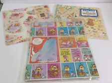 Vintage 1980’s Gift Wrap Paper New Old Stock Baby Current Ziggy picture