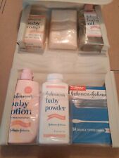 Vintage Baby Item Lot  Johnson's Baby Nursery Kit Baby Powder Baby Oil Baby Soap picture