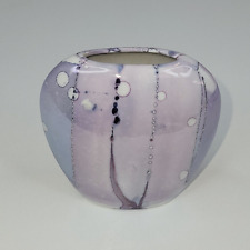 Porcelain Vase With Purple Glaze 3 Inch (Delicate & Pretty)  -  picture