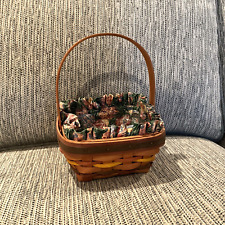 LONGABERGER 1998 EASTER BASKET SIGNED WITH FABRIC LINER & PROTECTOR picture