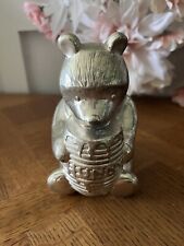 Reed and Barton Vintage Winnie The Pooh Silverplate Penny Bank picture