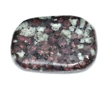 Eudialyte Natural Flat Worry Stone Of The Heart Quartz Crystal Healing Tumbled picture