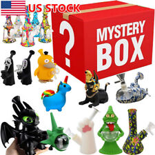 1x Mystery Hookah Smoking Water Pipe Bong Silicone/Glass Bong Pipes Random Ship. picture