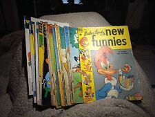New Funnies Woody Woodpecker 19 Issue Golden Silver Bronze Age Comics Lot The picture