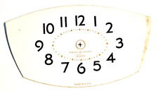 Telechron Vintage General Cardboard Clock Face Dial Oval type shape picture