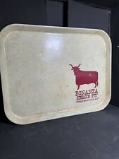 Bonanza Sirloin Pit Restaurant Fiberglass Tray 1960's World's Biggest Steak Buy picture