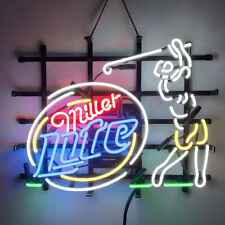 Miller Lite Golf Neon Sign For Home Bar Man Cave Pub Wall Display 24x20 picture