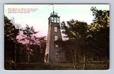 Stamford NY- New York, The Tower On Mount Utsayantha, Antique, Vintage Postcard picture