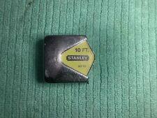 Rare Vintage Stanley MY10 Tape Measure Push Pull 10ft Made In USA Belt Clip picture