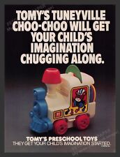 Tomy 1980s Print Advertisement Ad 1983 Tomy's Tuneyville Choo-Choo Train Toy picture