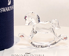 Swarovski Baby's First ROCKING HORSE Crystal Ornament 5522867 Genuine MiB picture
