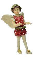 Strawberry Fairy Cicely Mary Barker Retired Figurine Flower Fairies Ornament picture
