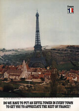 1973 France: Eiffel Tower In Every Town Vintage Print Ad picture