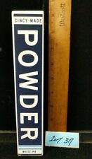 Cincy Made Powder White IPA Ale Lager Stout Beer Tap Bar Pub Handle Lot 317 picture