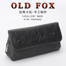 PU Smoking Tobacco Pipe Pouch Case Bag For 2 Pipes Tamper Filter Tool Cleaner picture