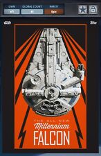 Topps Star Wars Card Trader SWCT Digital 2018 Epic Millenium Falcon Black CC 48 picture