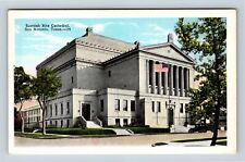 San Antonio TX, Scottish Rite Cathedral, Street View, Texas Vintage Postcard picture