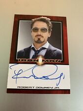 Robert Downey Jr.  As Tony Stark Iron Man Autograph Card Rittenhouse picture