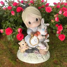 Precious Moments Disney Alice in Wonderland Figurine Never Too Late For Friends picture