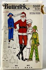 1970s Butterick Sewing Pattern 5103 Mens Costumes 4 Designs Size 42 Vintg 414269 picture