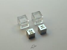Metal Element Cubes 10mm Size 99.95% Purity Periodic Table Collection 1cm Cube picture