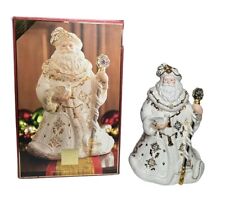 Lenox Florentine & Pearl Jeweled Santa Cookie Jar Limited Edition 2003  Rare Vtg picture