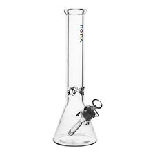 RORA 14inch 8mm Thick Glass Bong Tall Bong Smoking Heavy Hookah Water Pipe picture