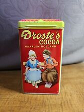 Vintage DROSTE’S Dutch Process COCOA TIN, Hot Chocolate, Haarlem Holland 1 Lb. picture