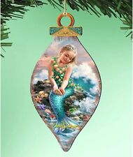 Designocracy Wooden Ornament by Dona Gelsinger – Princess of The Sea Wooden picture
