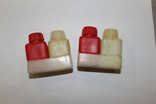 2 dual container oil can/ oil bottle Plastic Hungarian Surplus #P10 picture