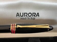 Aurora Pen Sphere Roller Ipsilon Black Glossy Gold Marking with Box picture