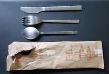 TAP AIR PORTUGAL COMPLETE SILWERE SET FORK KNIFE SPOON picture