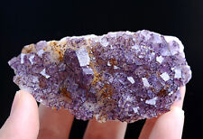 102g Natural Cube Purple Edge Fluorite Mineral Specimen /Guizhou  China picture