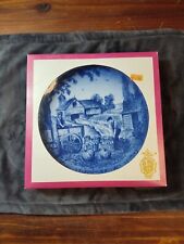 Bareuther 1972 Thanksgiving Plate Waldsassen Bavaria Germany Blue & White, Mint picture