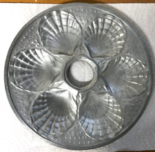 Vintage Pewter Oyster Plate picture
