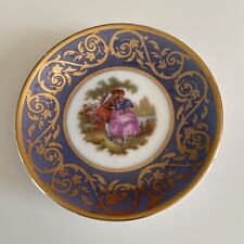 Vintage Guillen Porcelain Mini Plate 3 1/4 in.  Made In Spain. No Chips Or Crack picture