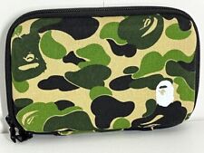 BAPE Mobile Storage Pouch A Bathing Ape Size M Green Camo Travel Pouch from JP picture