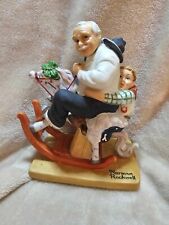 Vintage Norman Rockwell Porcelain Figurine GRAMPS AT THE REINS Danbury Mint 1980 picture