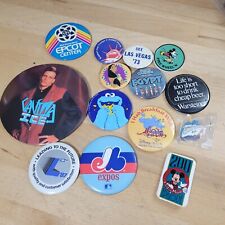 Collectible Vintage 80s/90s Lot of Pin Buttons *14 TOTAL* See pictures picture