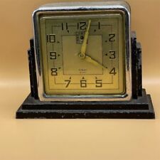 1930s Gilbert Art Deco 8-Day Windup Alarm Clock Vintage Collectible picture