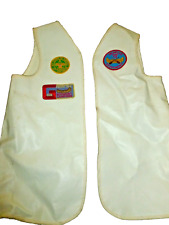 Boy Scouts Webelos  Vest Vinyl Adult sz M Medium 1970s 7 RARE PATCHES picture