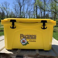 GRIZZLY PACIFICO CLARA 40 QT CERVEZA BEER COOLER YELLOW BRAND USA - New picture
