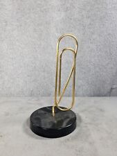 Vintage Large Standing Metal Paper Clip Note Holder Westinghouse Advertising picture
