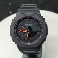 Casio G-SHOCK GA2100-1A4 resin strap watch men's Quartz Universal black/orange~ picture