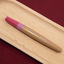 Eboya Ebonite 14K Fountain Pen Wooden Flute Spring Pink MF Nib NEW picture