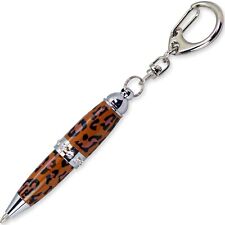Padrino Pixie Leopard Print Crystal Keychain Carabiner Ballpoint Pen picture