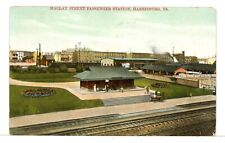1908 - PRR's Maclay Street Passenger Station, Harrisburg, PA Railroads Postcard picture