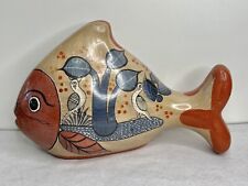 1970's Tonala Mexican Pottery Fish Large 17