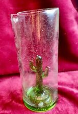 Stunning Handblown Bar Beaker, Upcycled From Porfidio Tequila Cactus Bottle picture