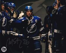 MARTIN ST-LOUIS Autographed Photo (8 x 10) - Tampa Bay Lightning - TW PRESTIGE picture